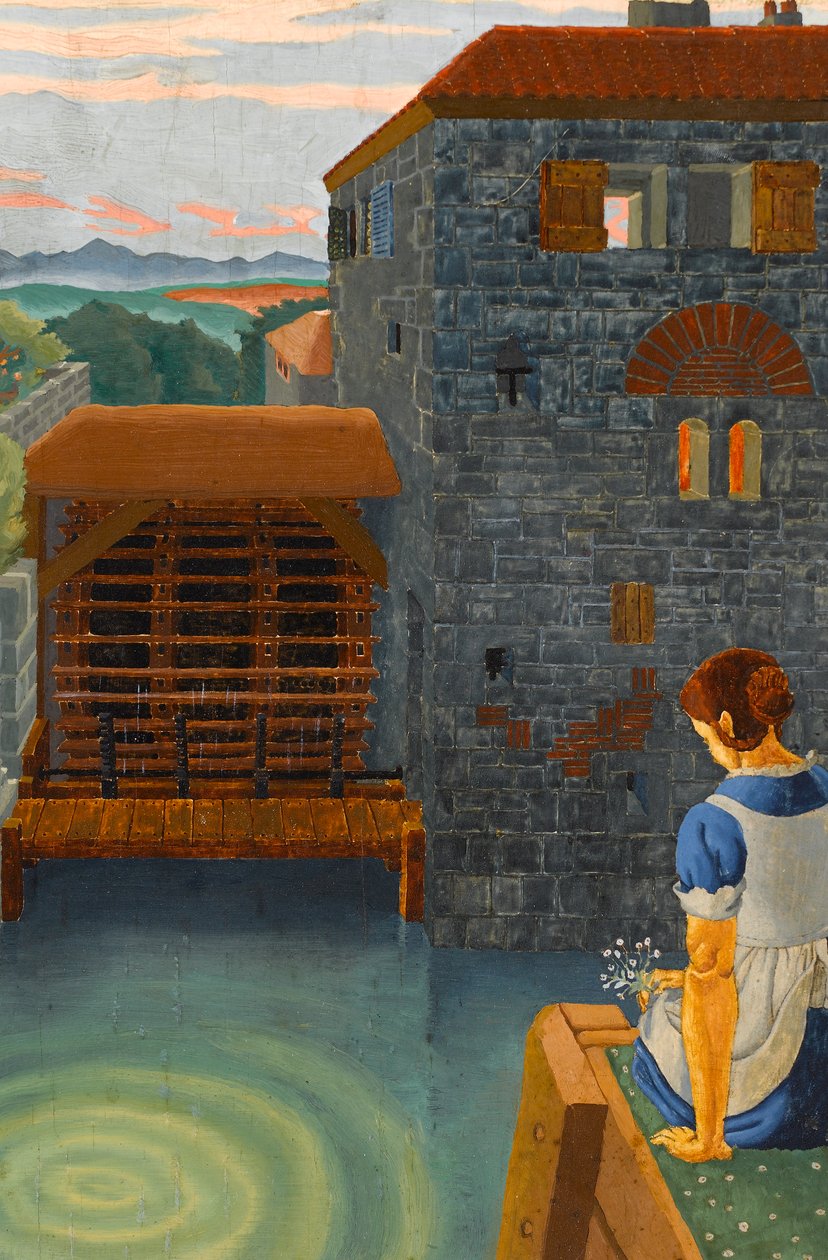 O Príncipe Sapo (tempera no painel) de Henry J. Hunt