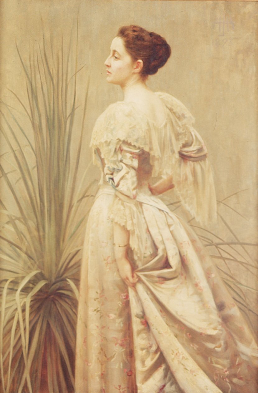 Retrato de uma senhora de Henry John Hudson