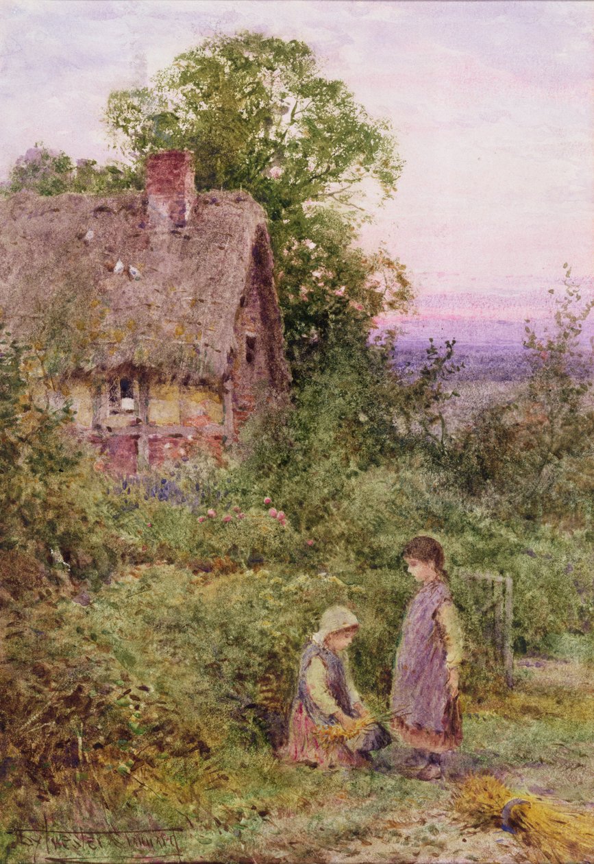 Mão amiga (aquarela) de Henry John Sylvester Stannard