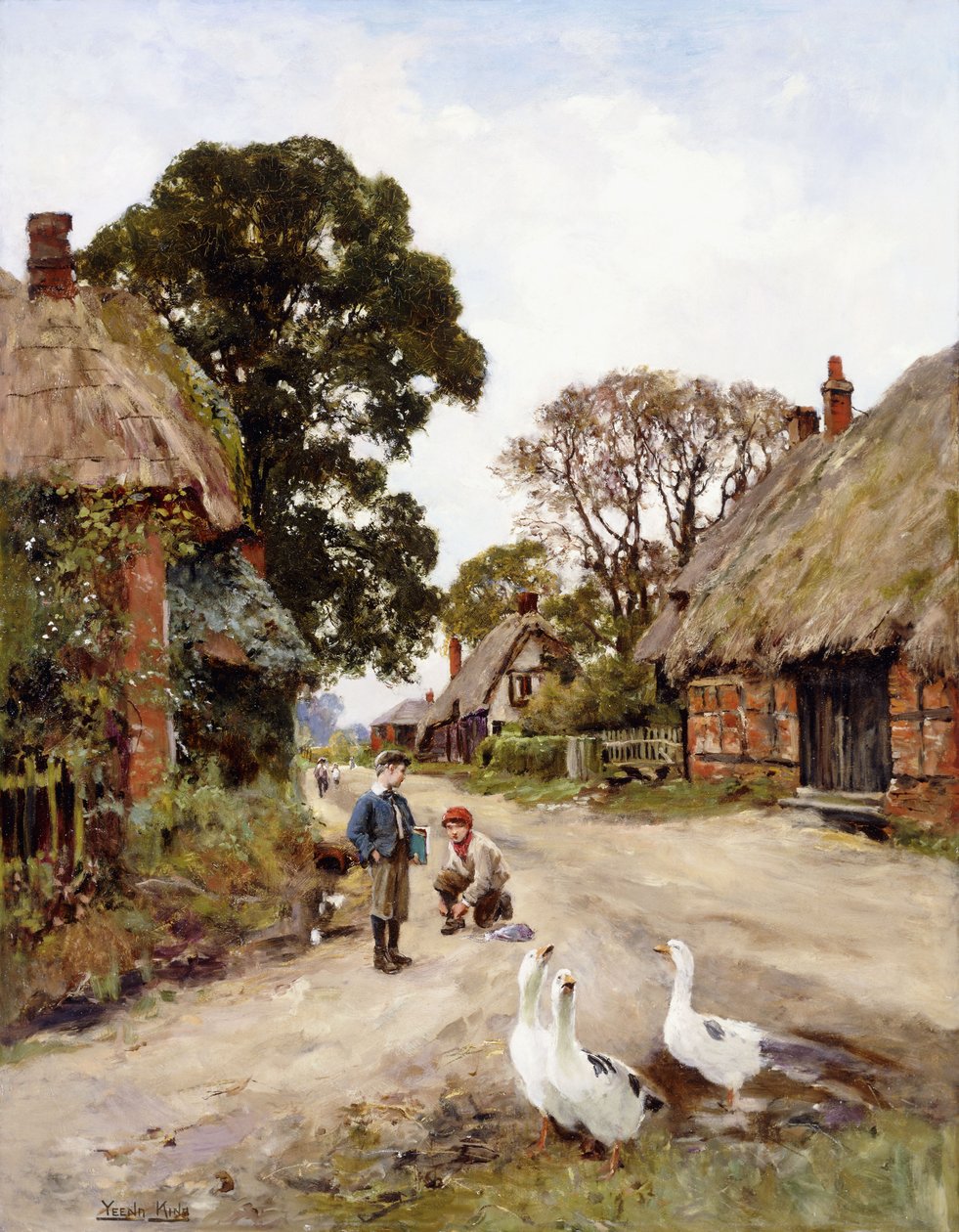 Fora da escola, de Henry John Yeend King
