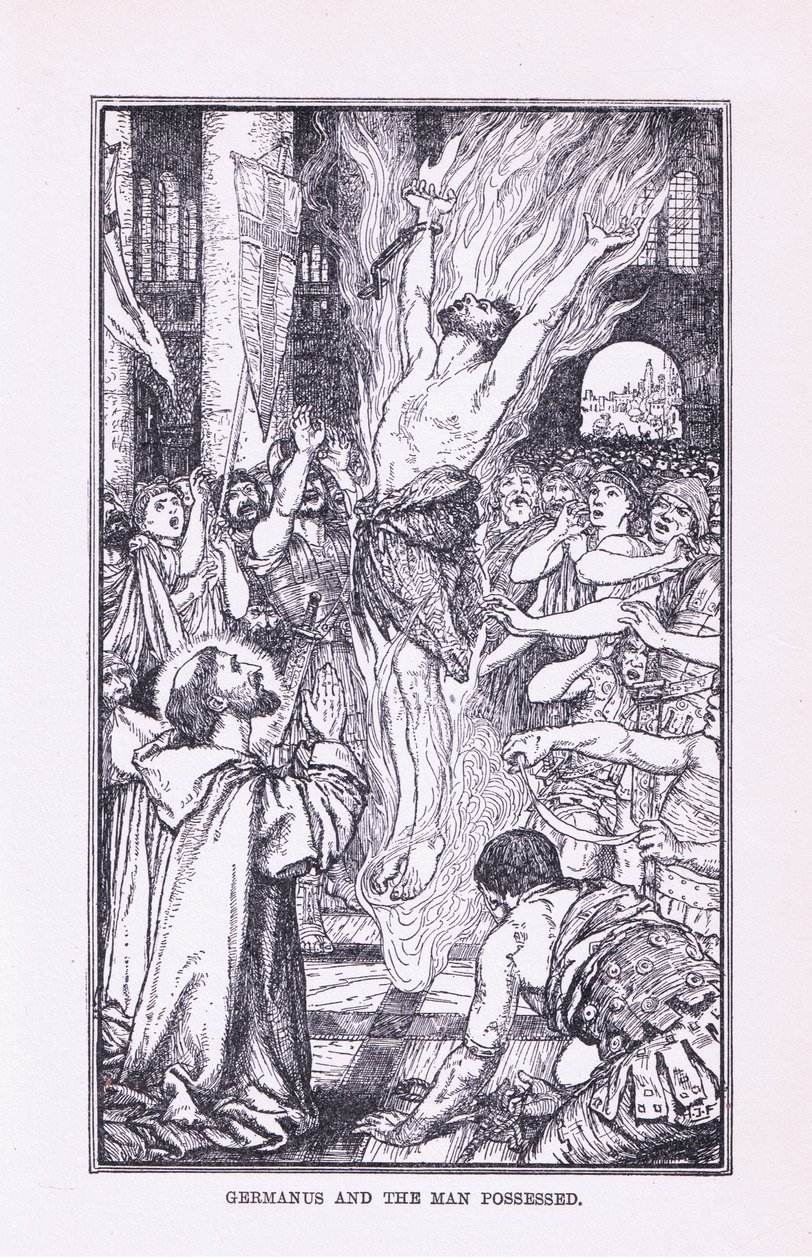Germanus e o homem possuídos, 1912 de Henry Justice Ford