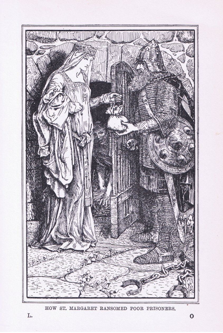 Como St Margaret resgatou presos pobres, 1912 de Henry Justice Ford