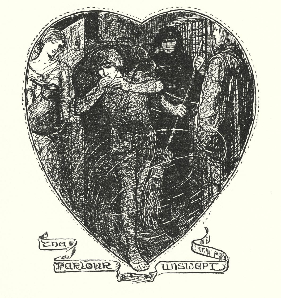 Ilustração para O Progresso do Peregrino de John Bunyan (litografia) de Henry Justice Ford