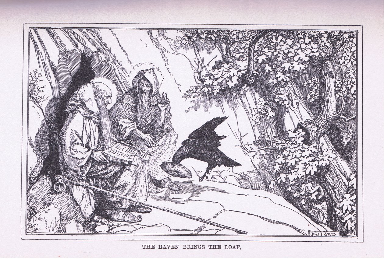 O corvo traz o pão, 1912 de Henry Justice Ford
