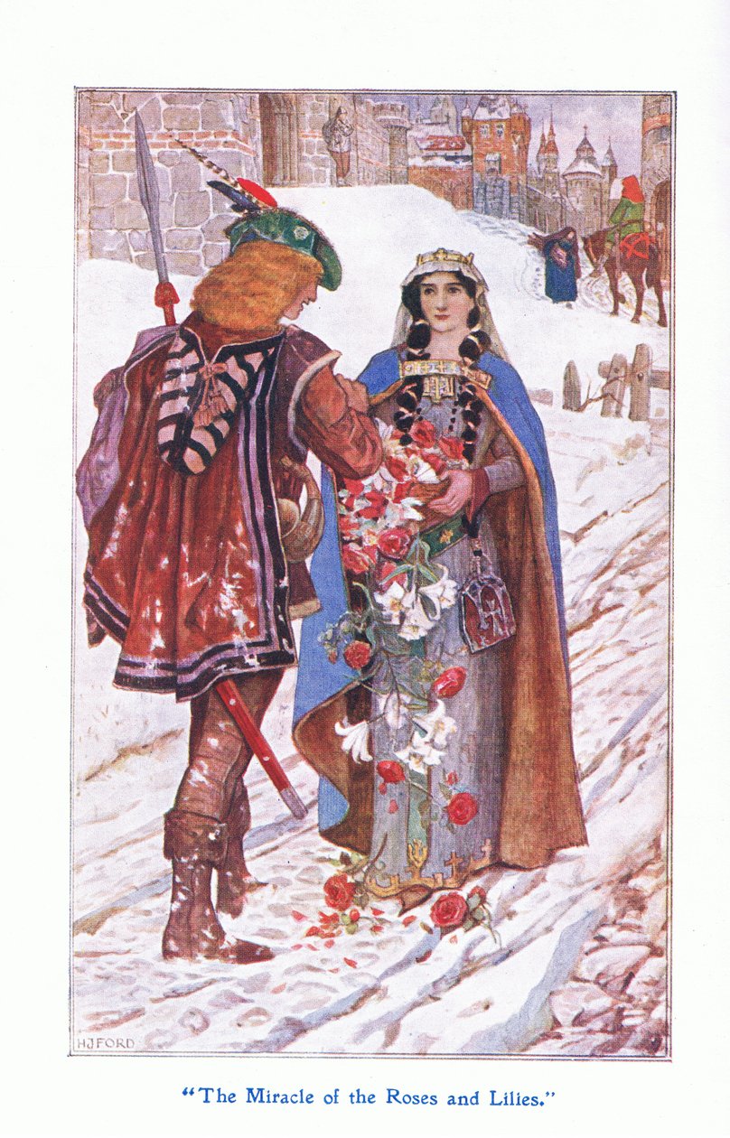 O milagre das rosas e lírios, 1912 de Henry Justice Ford