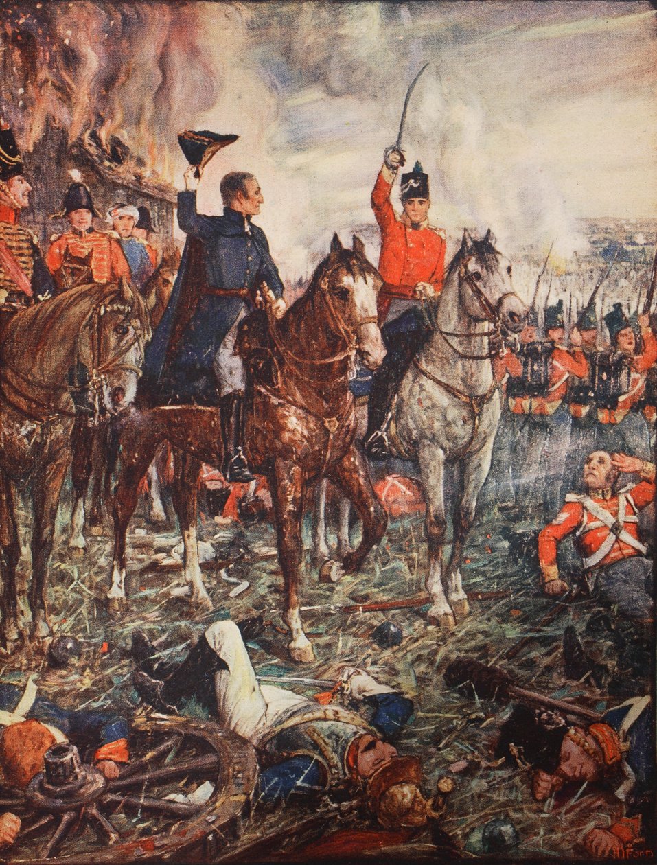 Waterloo, 19h, 18 de junho de Henry Justice Ford