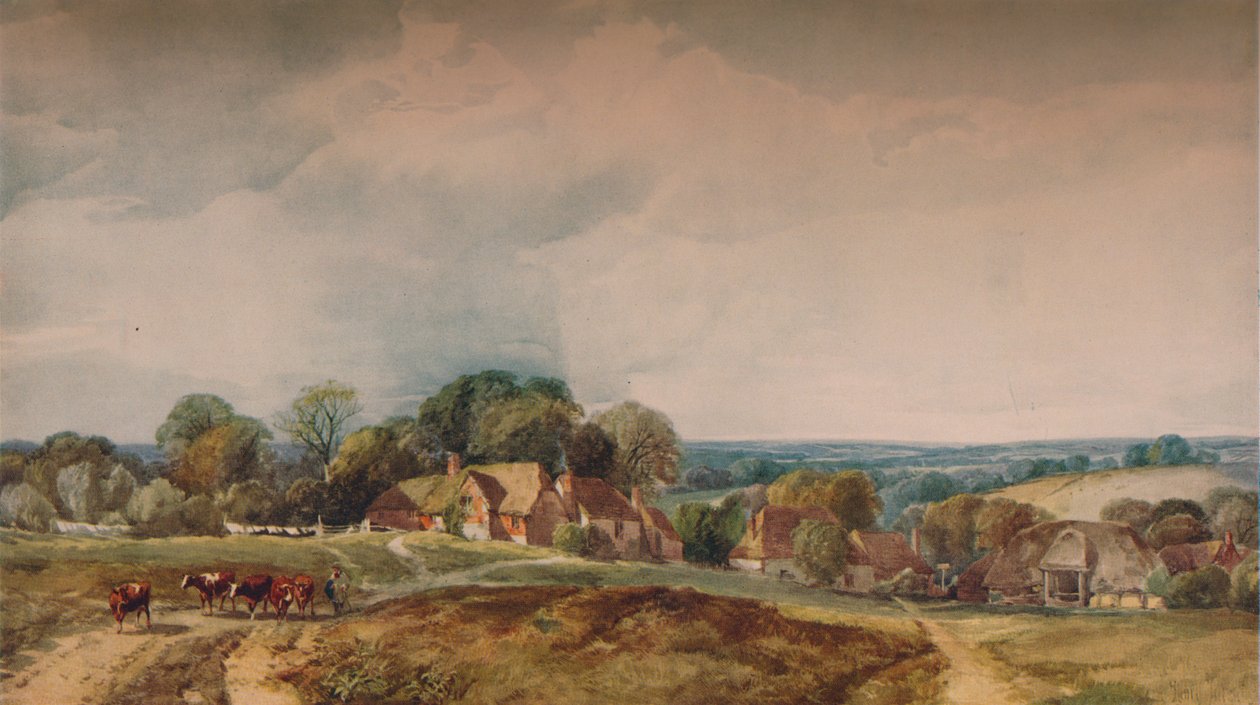 Uma visão Kentish, c1845 de Henry Jutsum