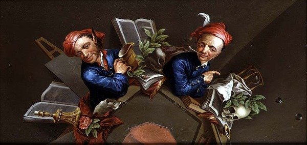 Um Vanitas Anamórfico de Henry Kettle