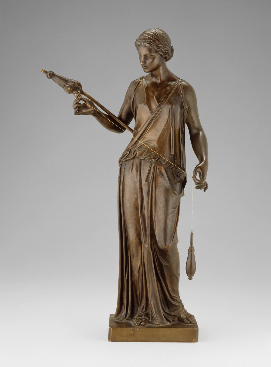 O Filatrice, ou O Girador, 1850 de Henry Kirke Brown