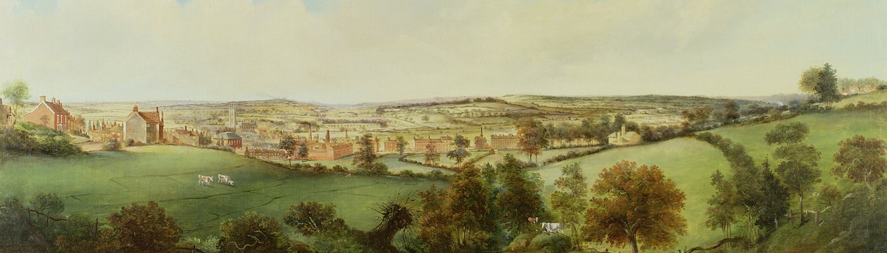 Vista panorâmica de Stoke on Trent de Henry Lark Pratt