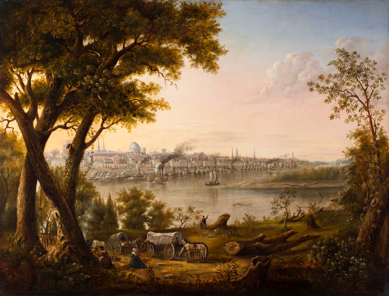 Saint Louis em 1846 de Henry Lewis