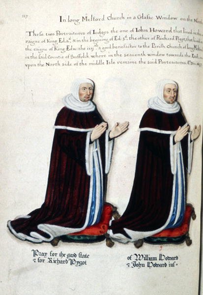 Retratos de Richard Pygot e William Howard de Henry Lilly