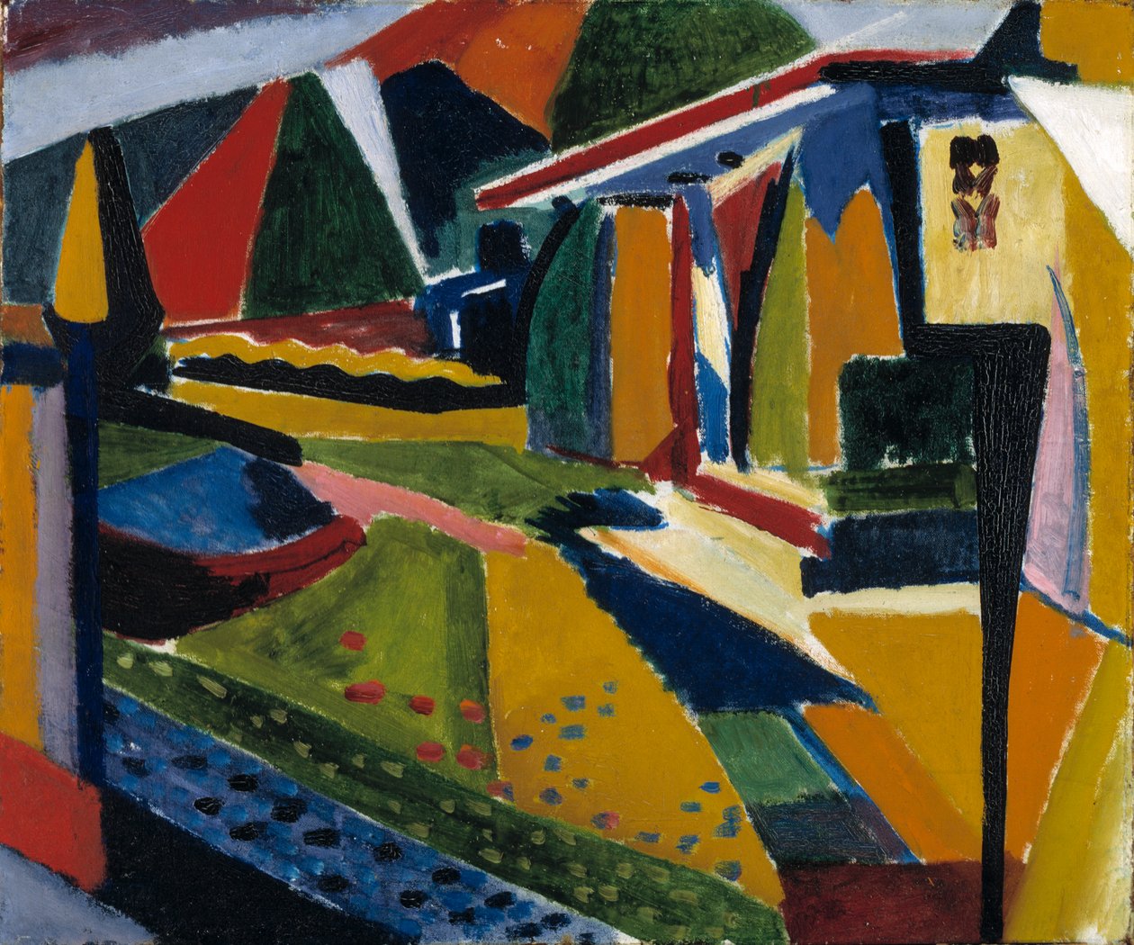 Paisagem abstrata, 1915-1916. de Henry Lyman Saÿen