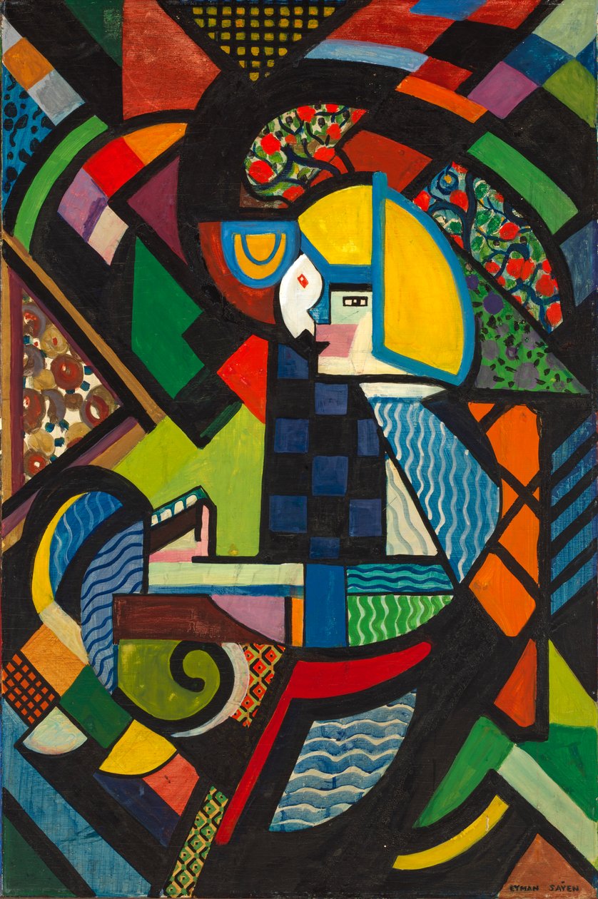 Filha em um Rocker, 1917-1918. de Henry Lyman Saÿen