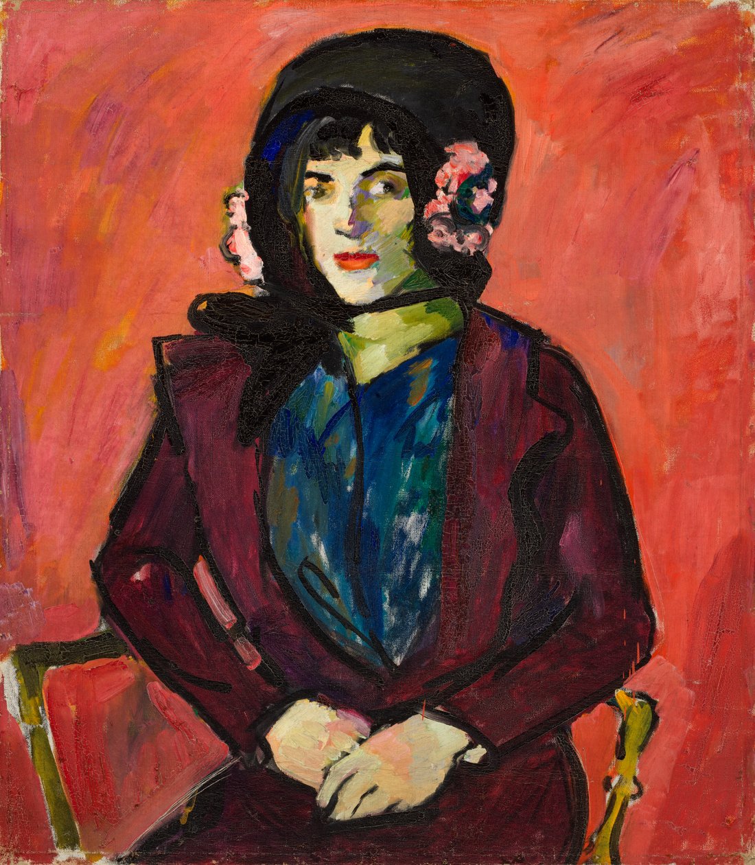 Retrato de uma menina, 1909-1914. de Henry Lyman Saÿen