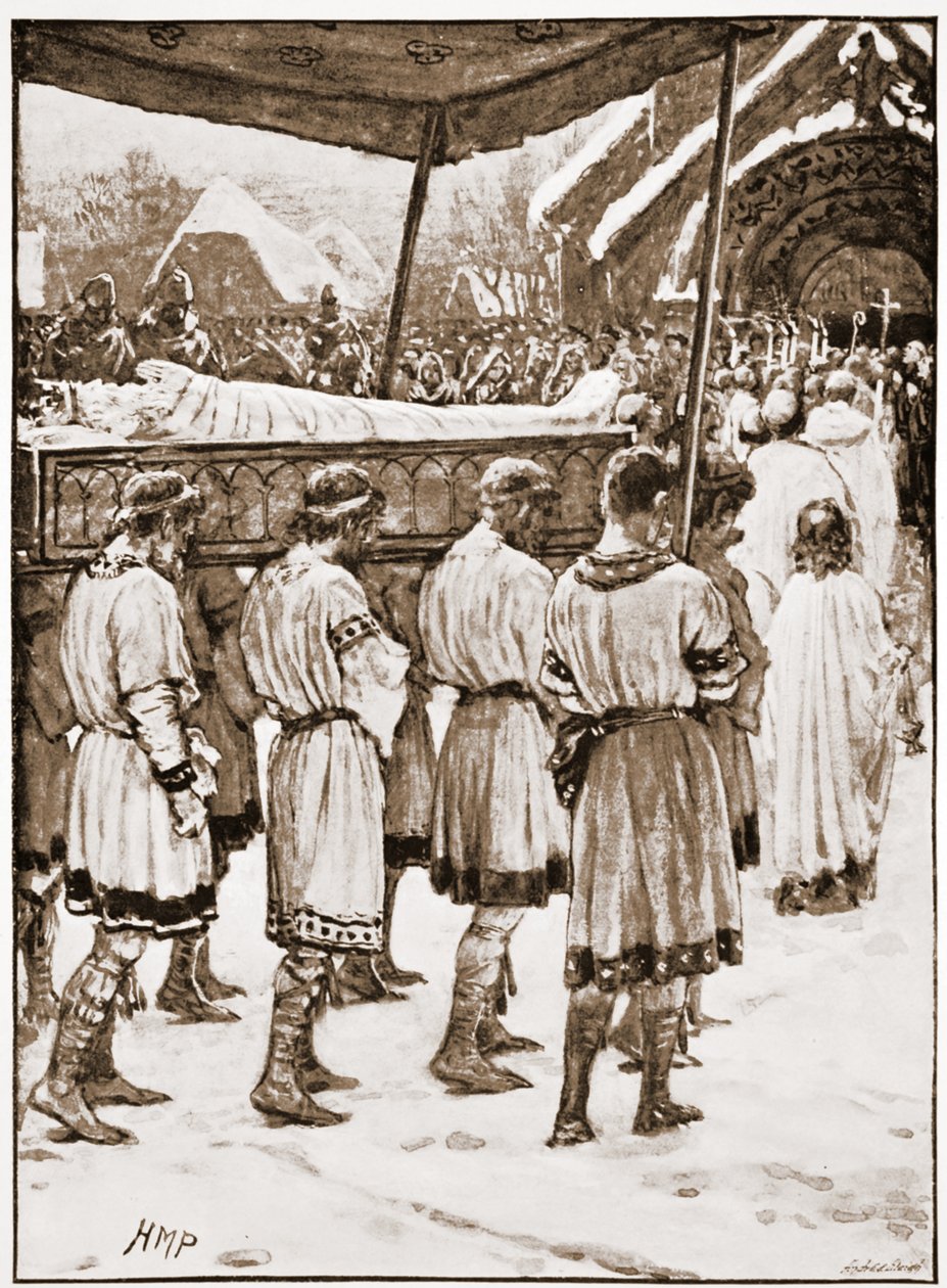 Funeral de Edward o Confessor de Henry Marriott Paget