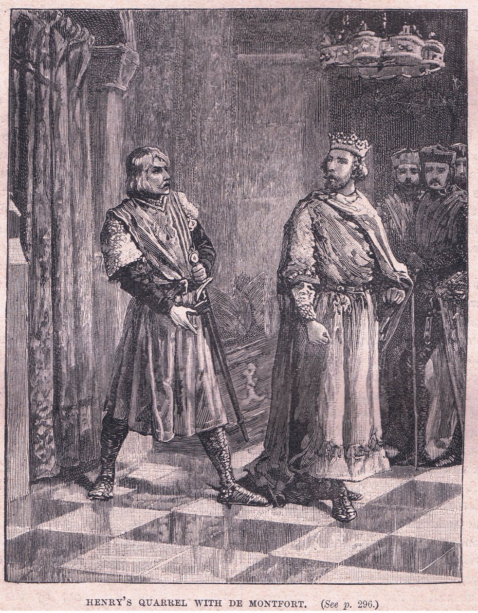 Briga de Henry com De Montford de Henry Marriott Paget