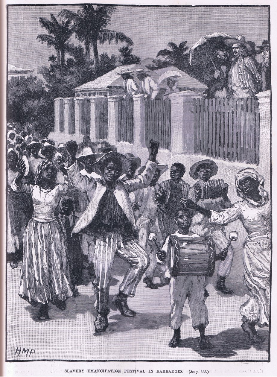 Festival da emancipação da escravidão no BarbAD os 1834 de Henry Marriott Paget