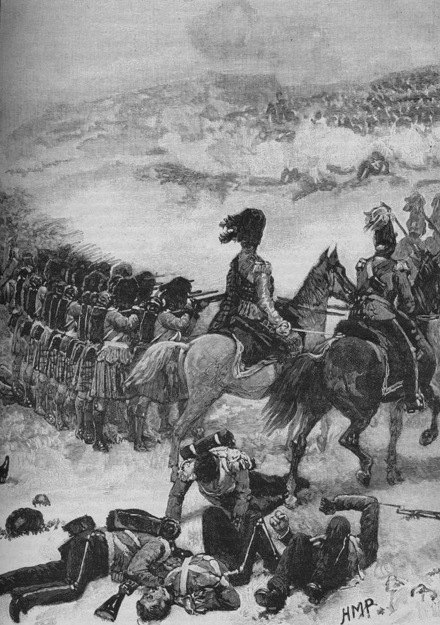 Os Highlanders na Alma, c1890 de Henry Marriott Paget