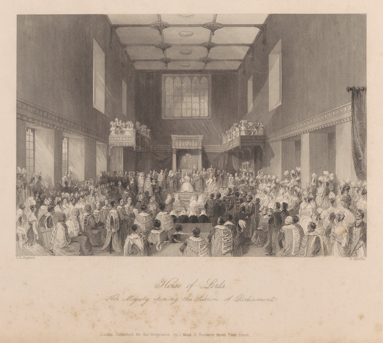 Sua Majestade abre a Sessão do Parlamento de Henry Melville