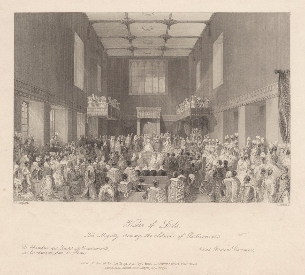 Sua Majestade abre a Sessão do Parlamento de Henry Melville