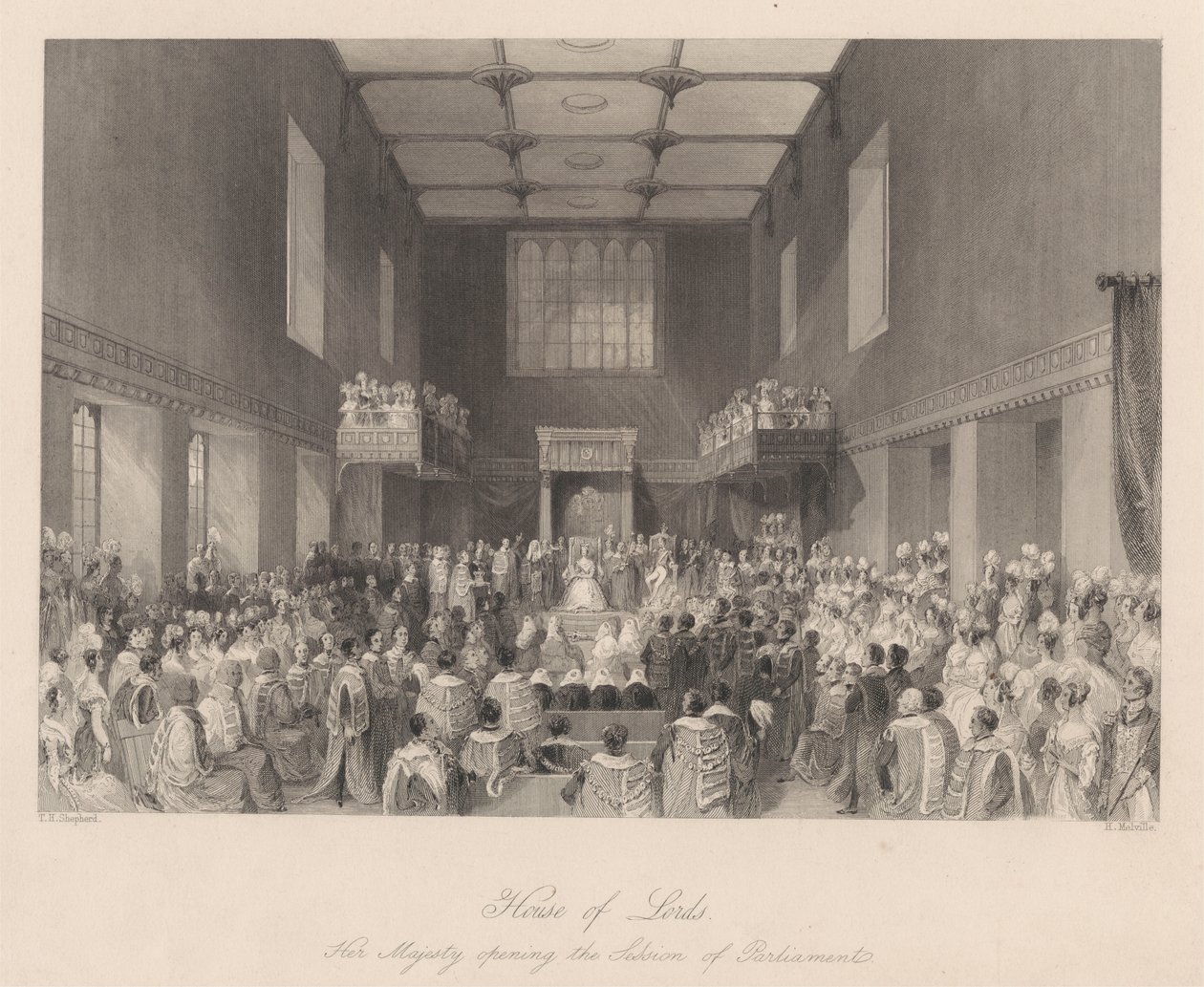 Sua Majestade abre a Sessão do Parlamento de Henry Melville