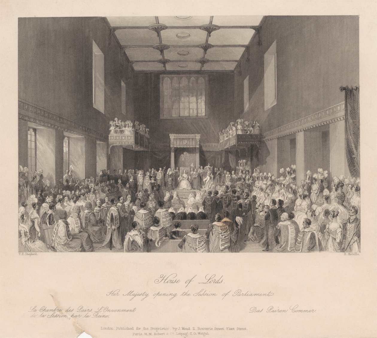 Sua Majestade abre a Sessão do Parlamento de Henry Melville