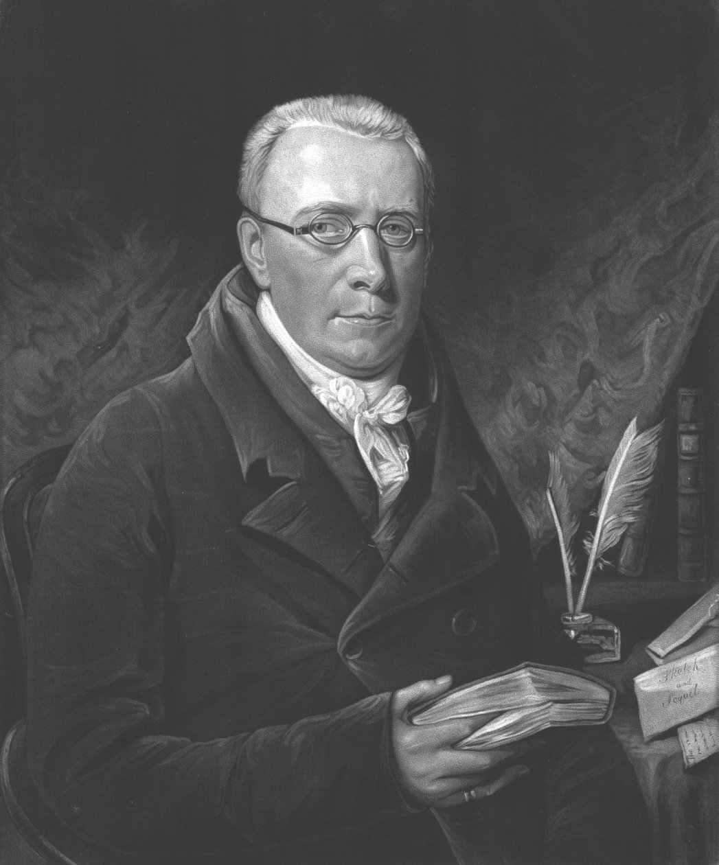 O reverendo John Evans MA, 1812 de Henry Meyer