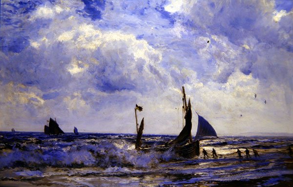 Traslados nos Barcos (óleo sobre tela) de Henry Moore