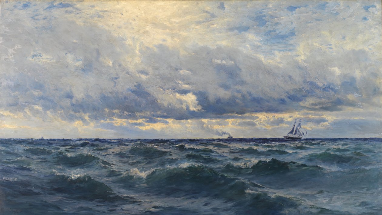 Pacote Newhaven, 1885. de Henry Moore