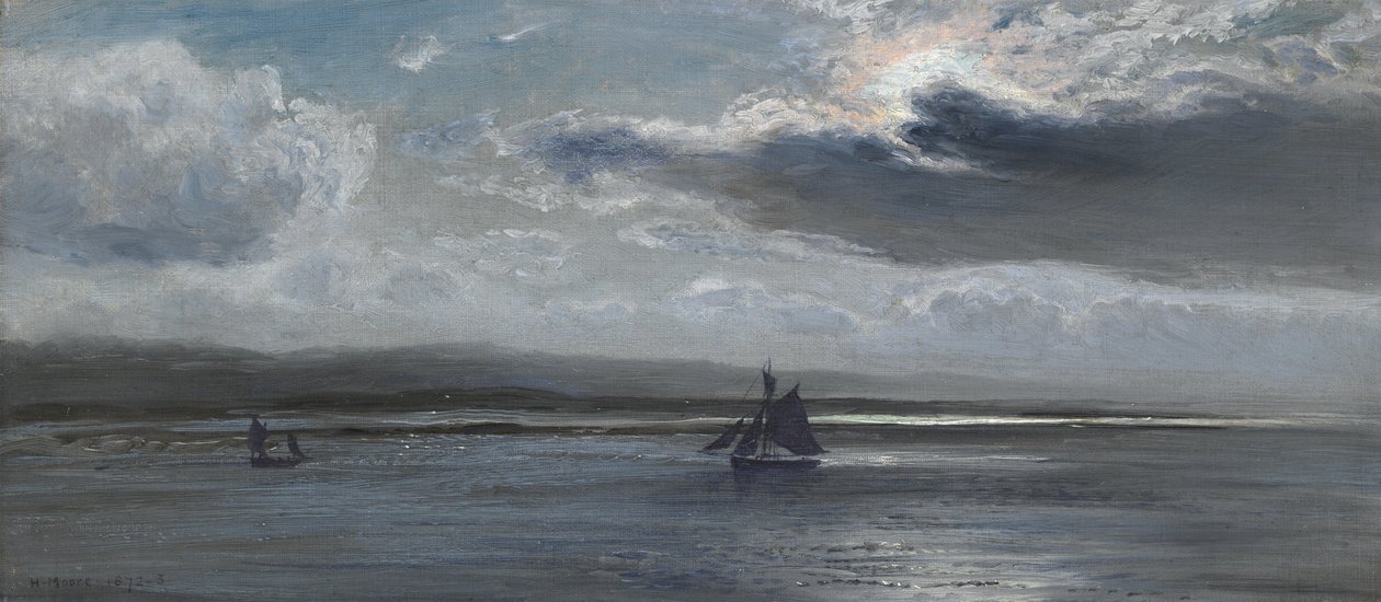 O Mawr de Traeth, luar, 1872-73 de Henry Moore