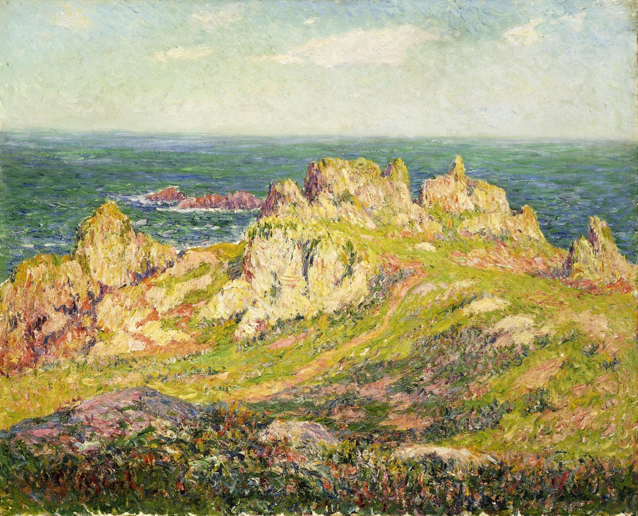 Rochas à beira-mar; Rochas à beira-mar, de Henry Moret