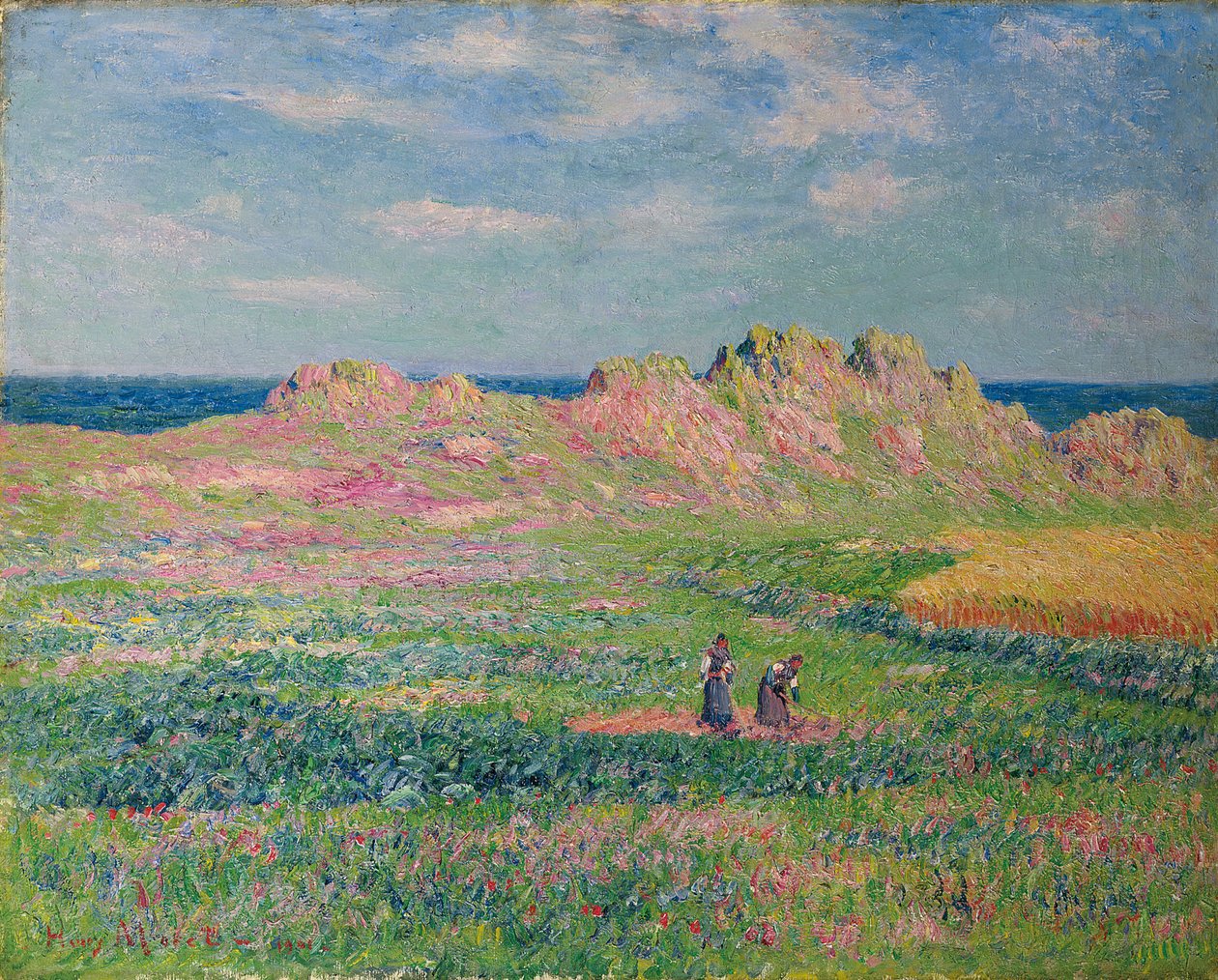A ilha de Ouessant, 1901 de Henry Moret