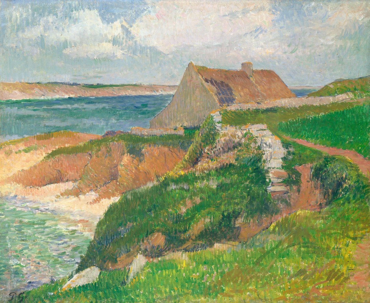 A Ilha de Raguenez, Bretanha de Henry Moret