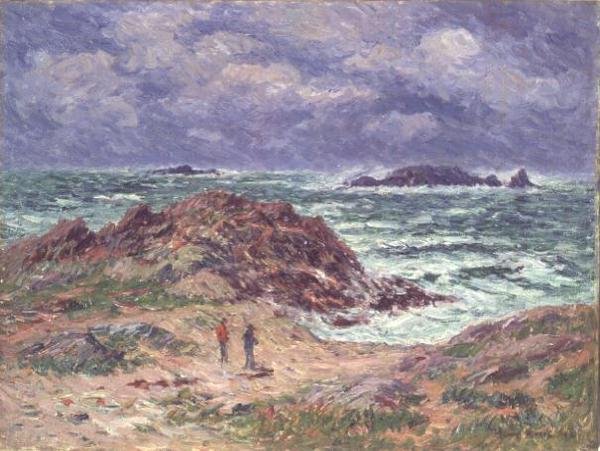 Threshers na Bretanha de Henry Moret