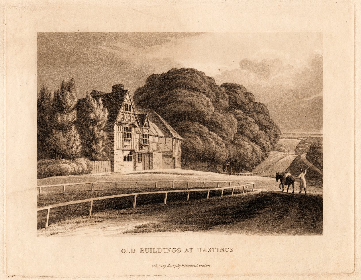 Edifícios antigos em Hastings de Henry Morton