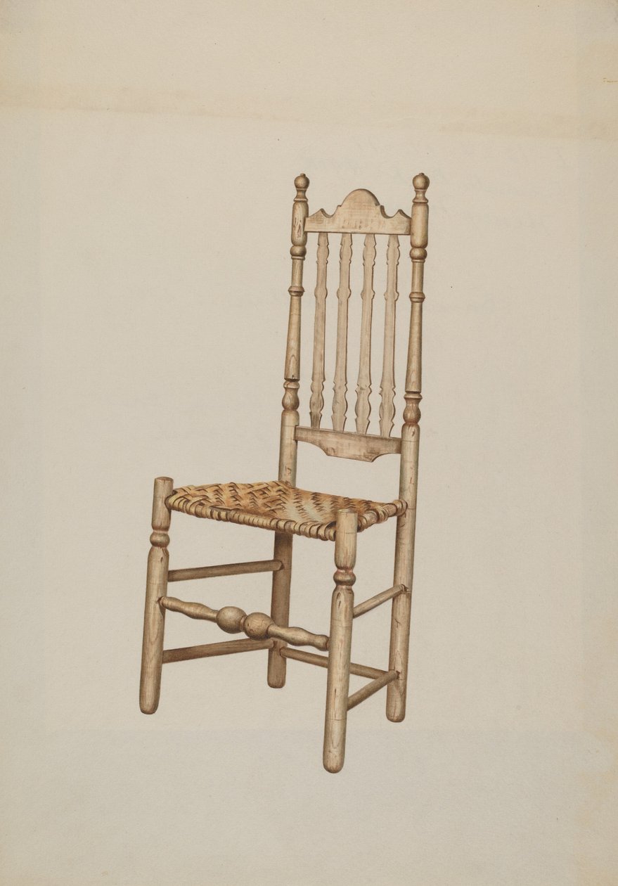 Cadeira de encosto de corrimão de Henry Murphy