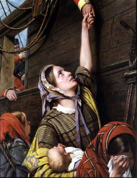 Para o leste Ho !, 1857 de Henry Nelson ONeil