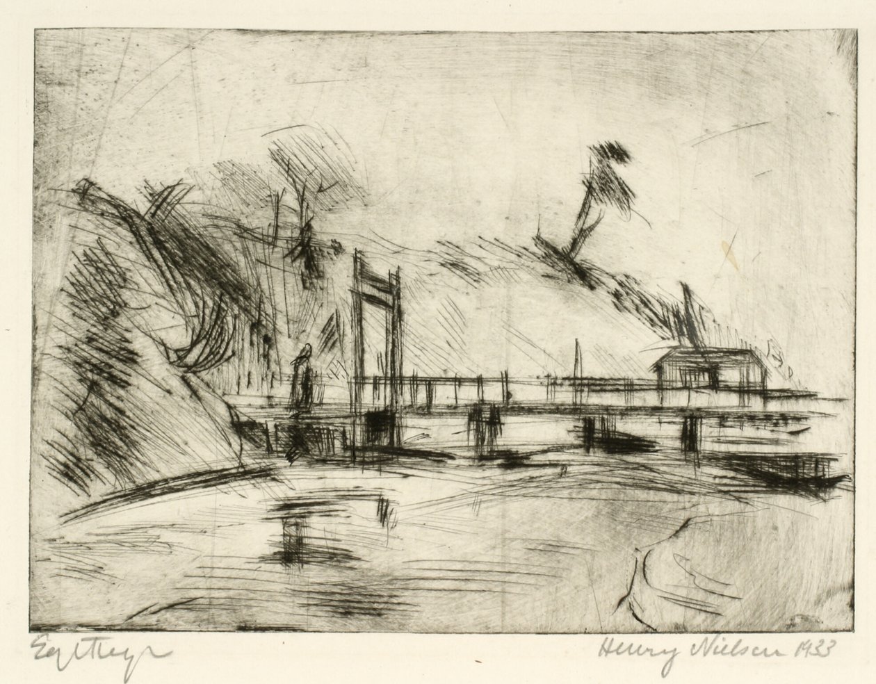 Ponte sobre o fosso da fortaleza de Henry Nielsen