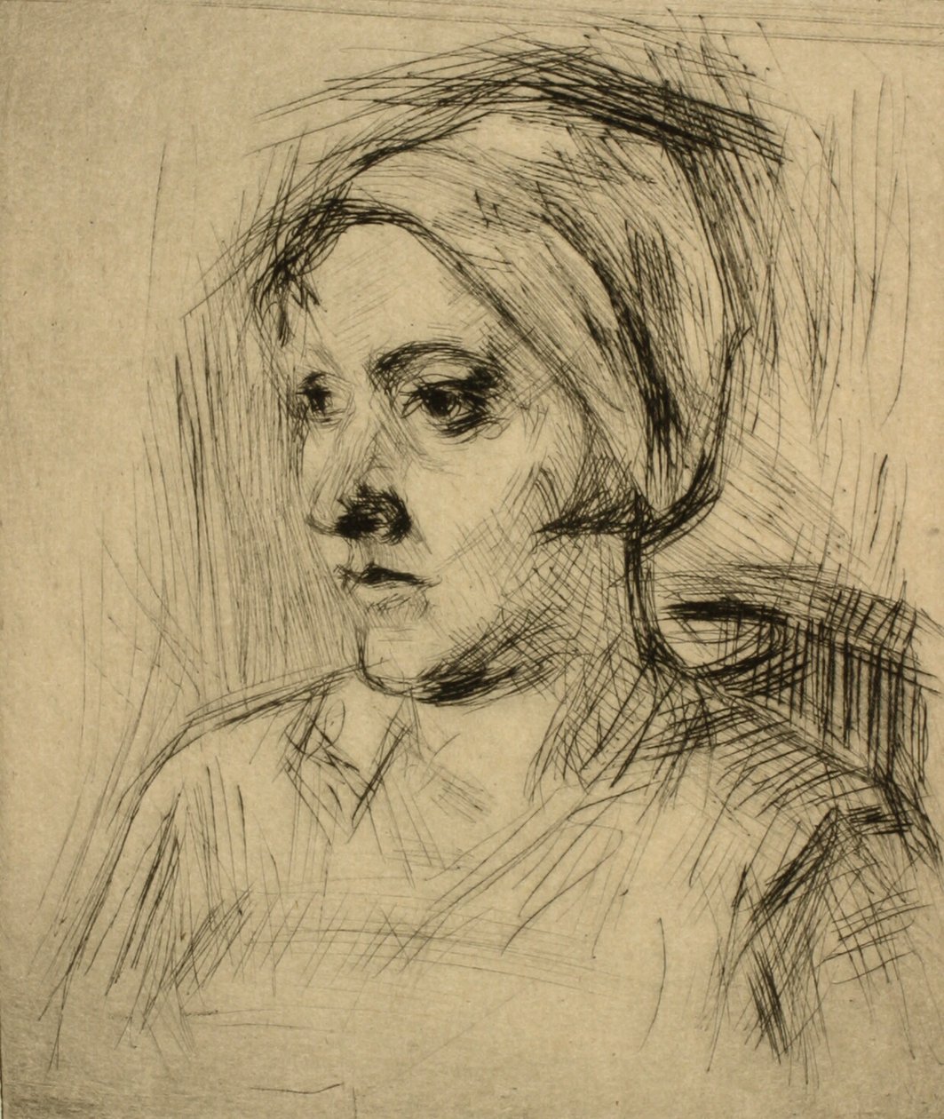 Retrato feminino de Henry Nielsen
