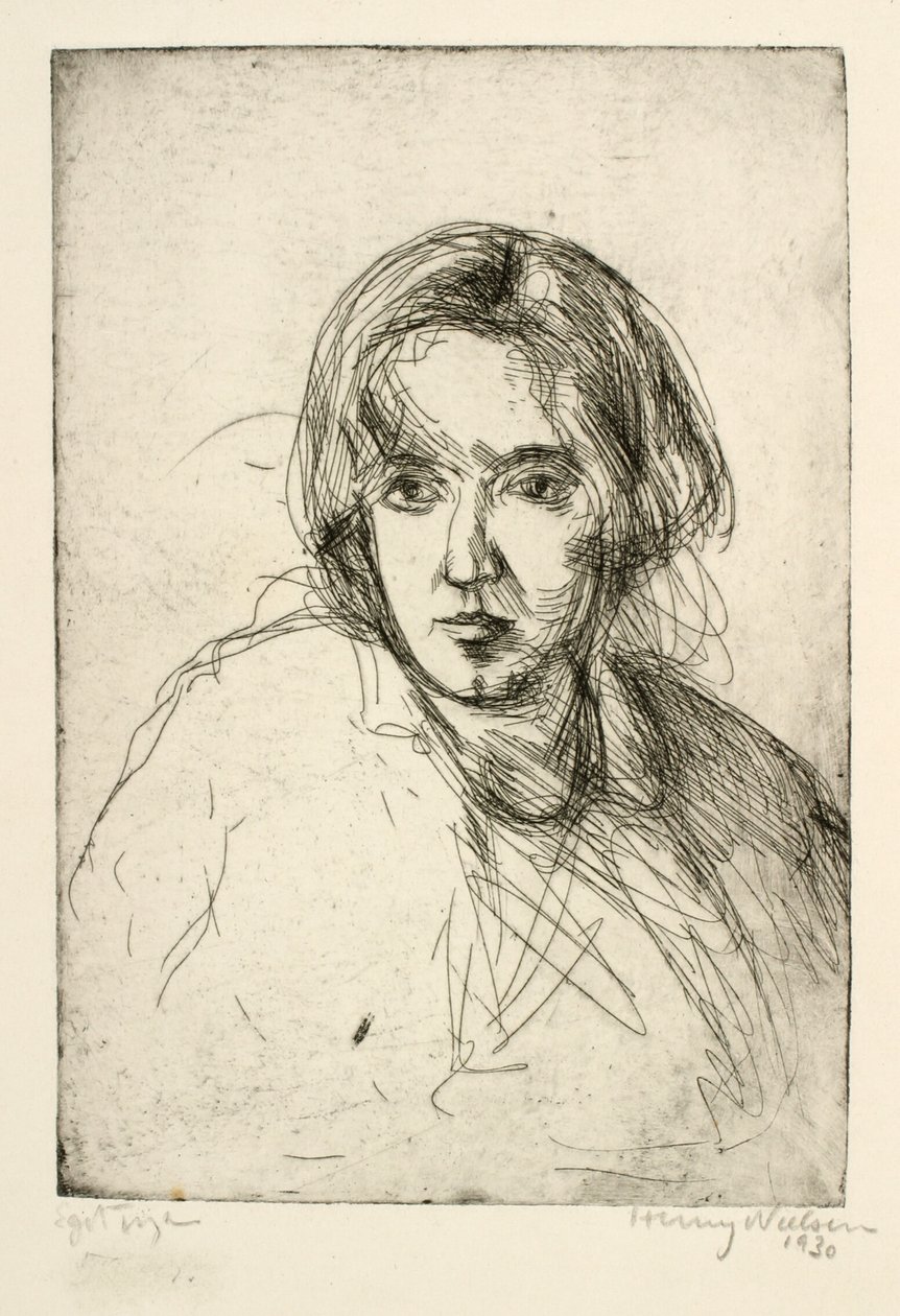 Retrato feminino de Henry Nielsen