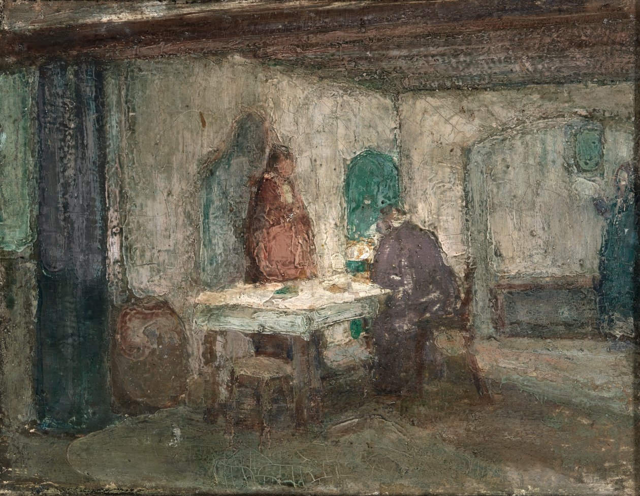 E Ele Desapareceu de Sua Vista, ca. 1898. de Henry Ossawa Tanner