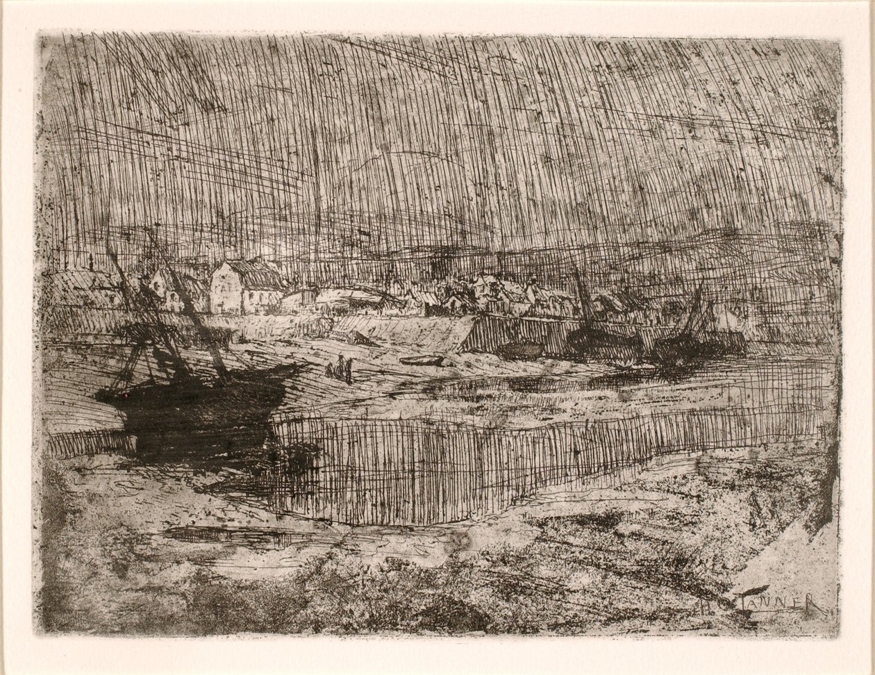 Barcos de pesca naufragados, Bretanha de Henry Ossawa Tanner