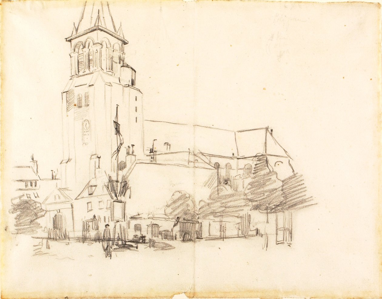 Igreja, St.-Germain-des-Prés, França de Henry Ossawa Tanner
