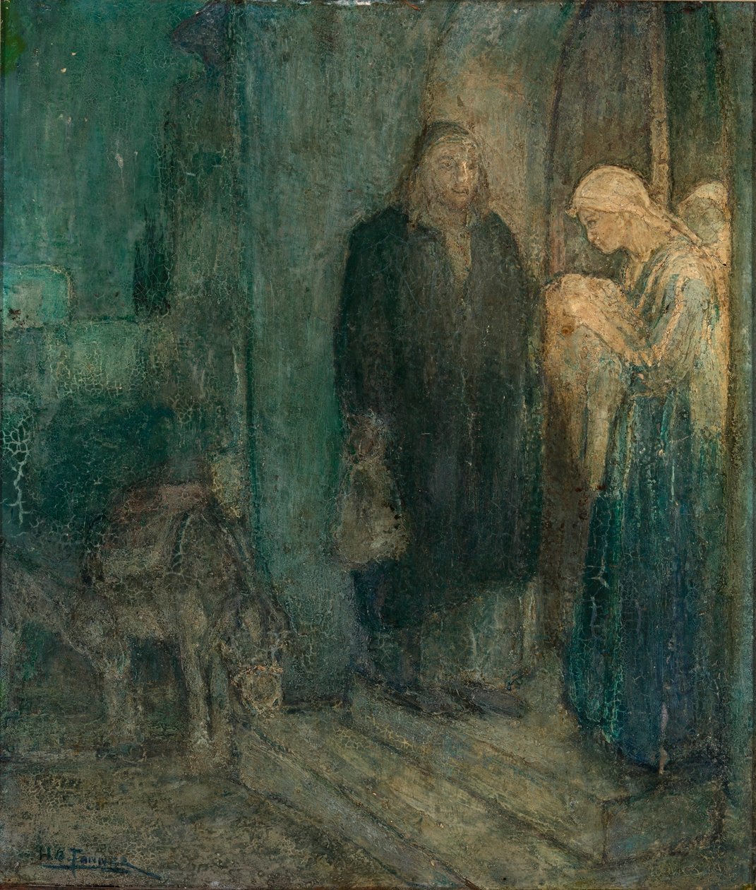 Partida para o Egito (na estalagem) de Henry Ossawa Tanner