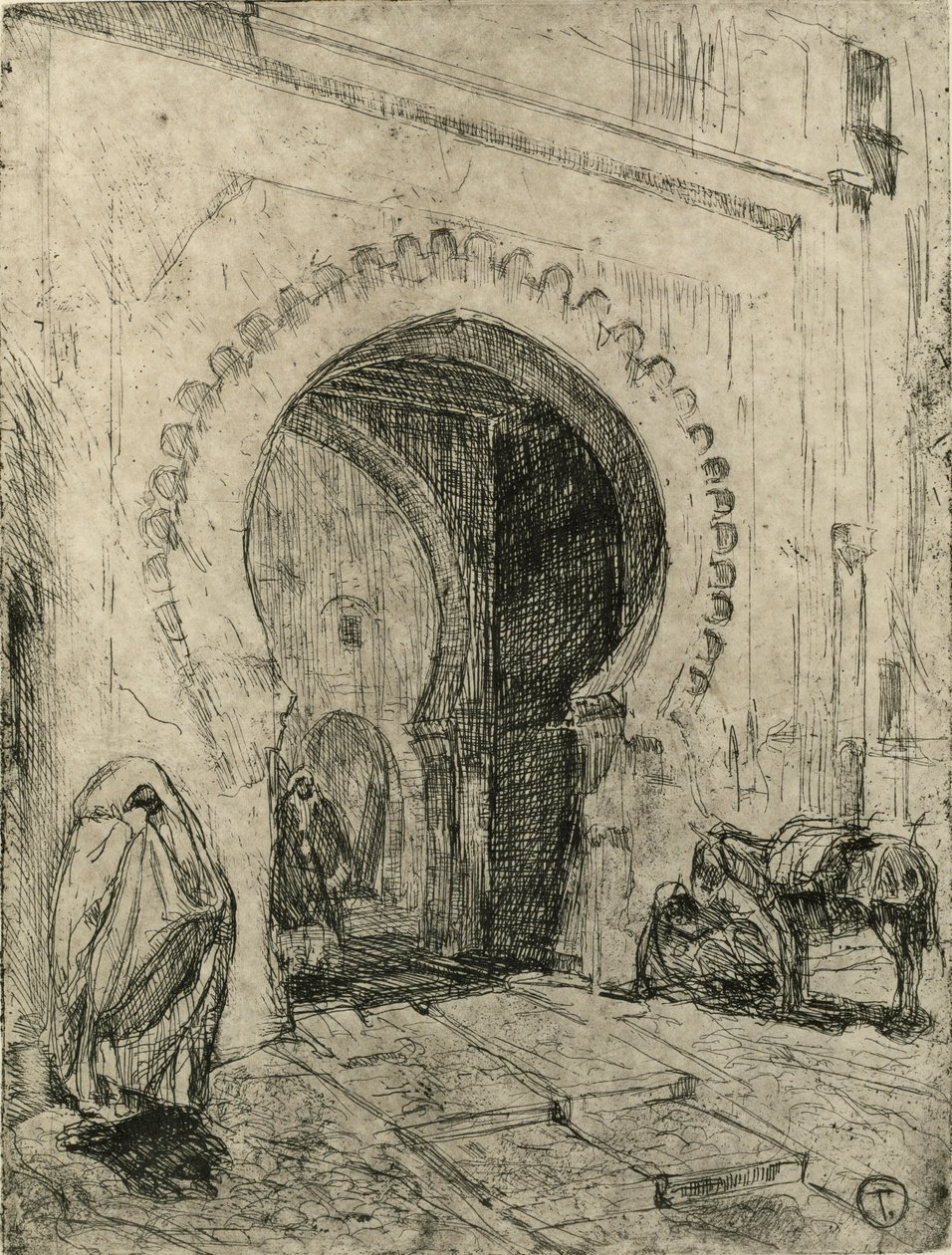 Portão em Tânger de Henry Ossawa Tanner