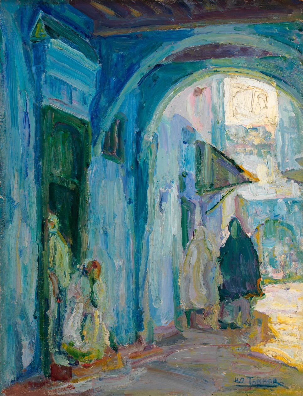 Rua em Tânger, ca. 1910. de Henry Ossawa Tanner