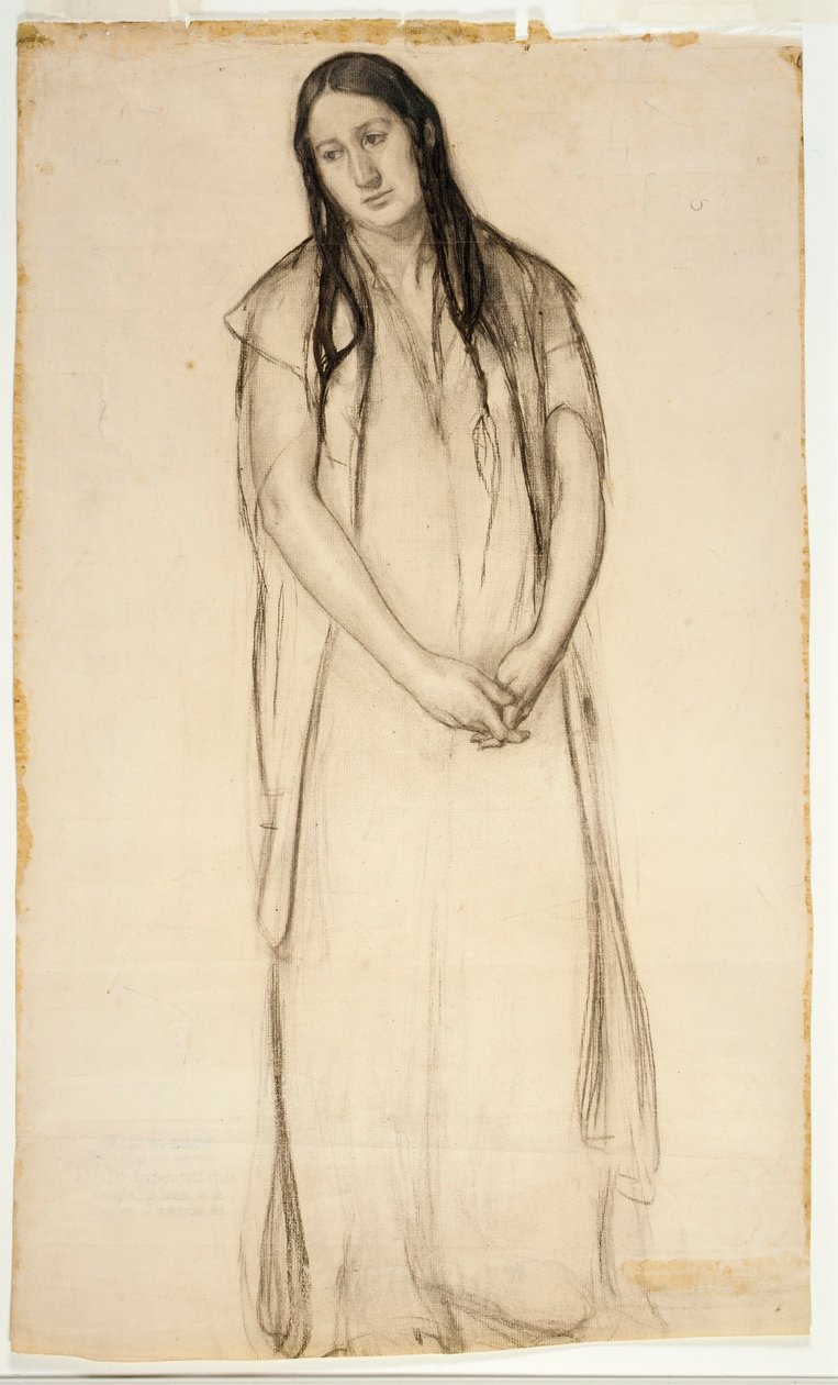 Estudo para Raquel de As Mães da Bíblia de Henry Ossawa Tanner