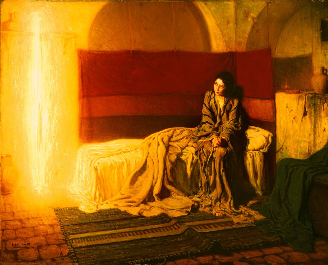 A Anunciação, 1898 de Henry Ossawa Tanner