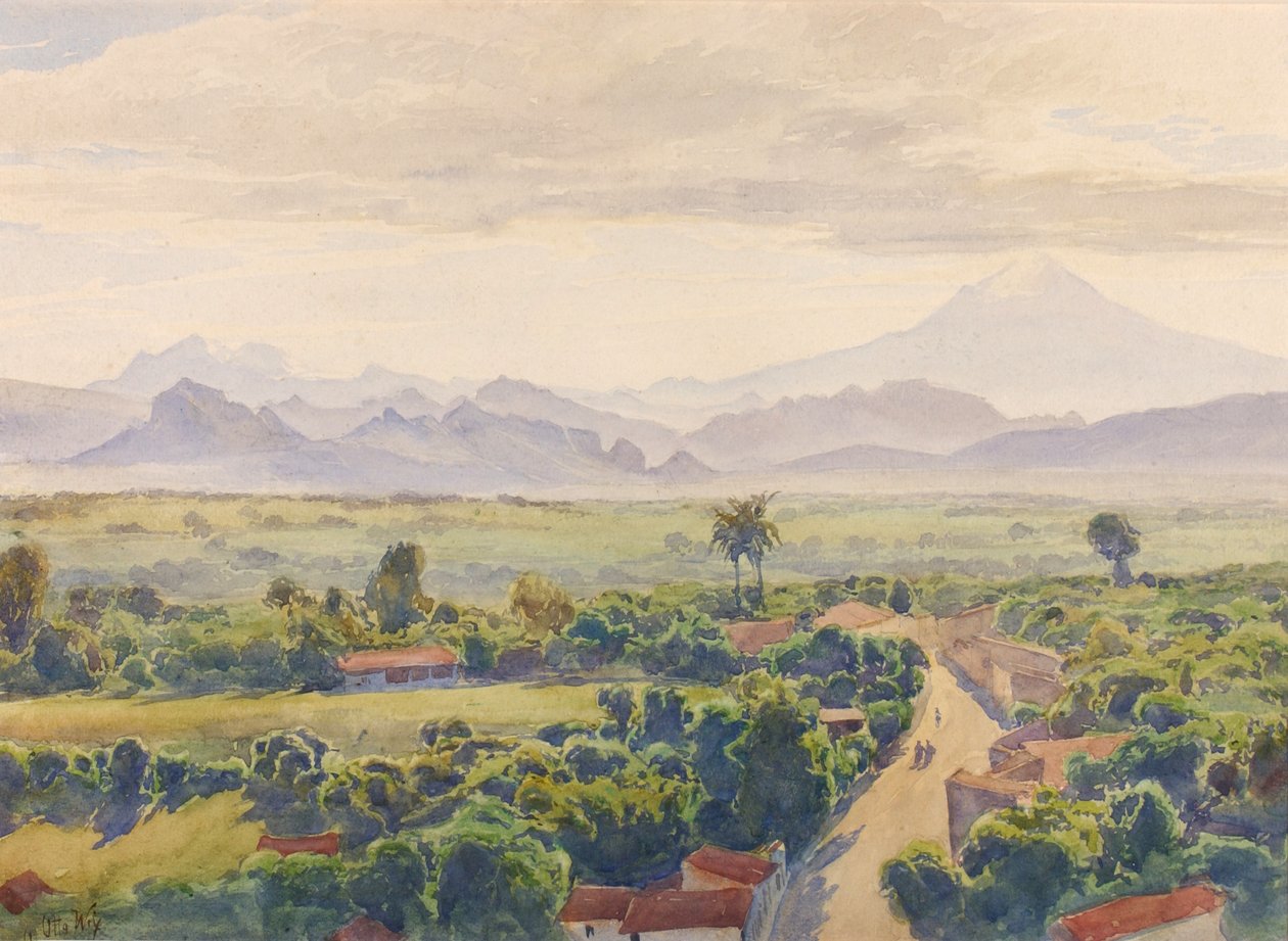 Vista de Cuernavaca, final do século XIX e início do século XX. de Henry Otto Wix